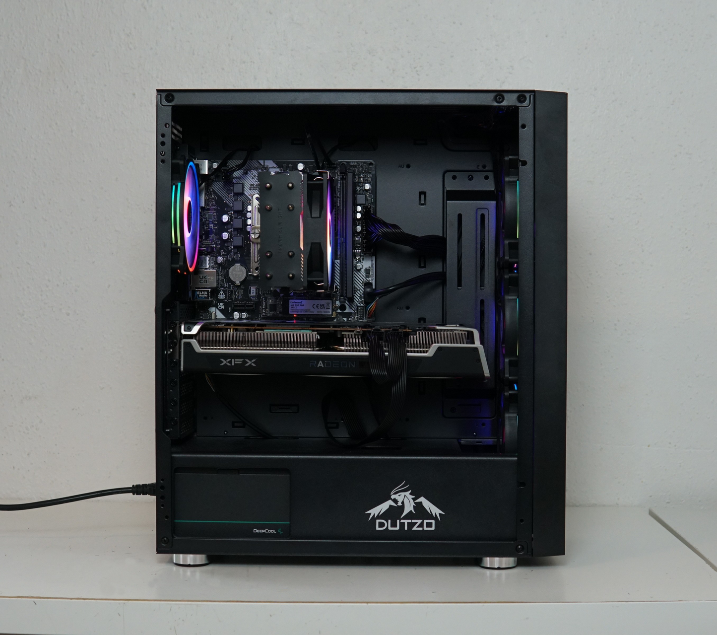 Gaming PC - RX 6700 XT - Ryzen 7 5700X - 16GB RAM - SSD - WLAN - Garantie