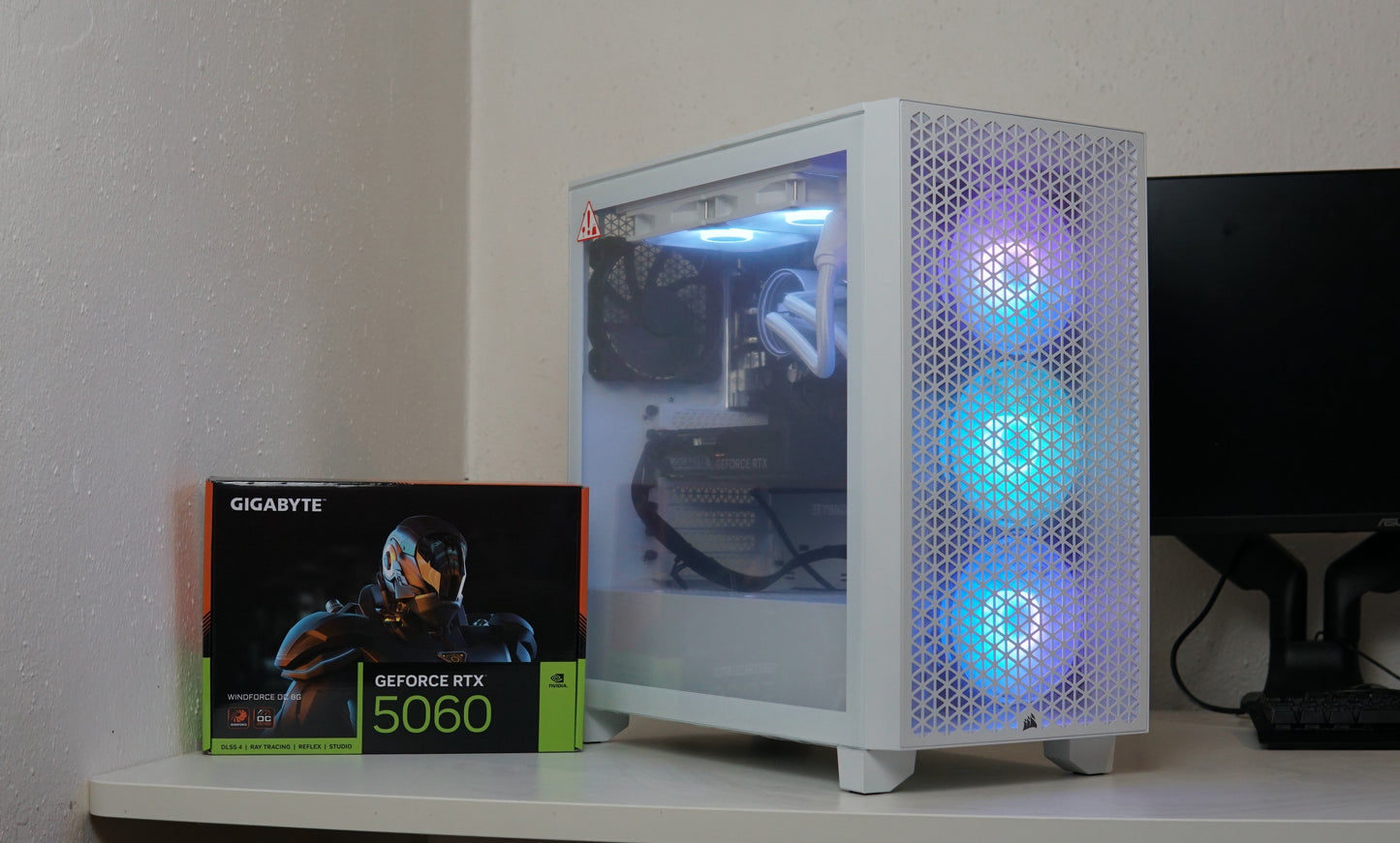 Gaming PC (NEU) - Ryzen 7 5700X - RTX 5060 - 16GB RAM - SSD - 2 Jahre Garantie
