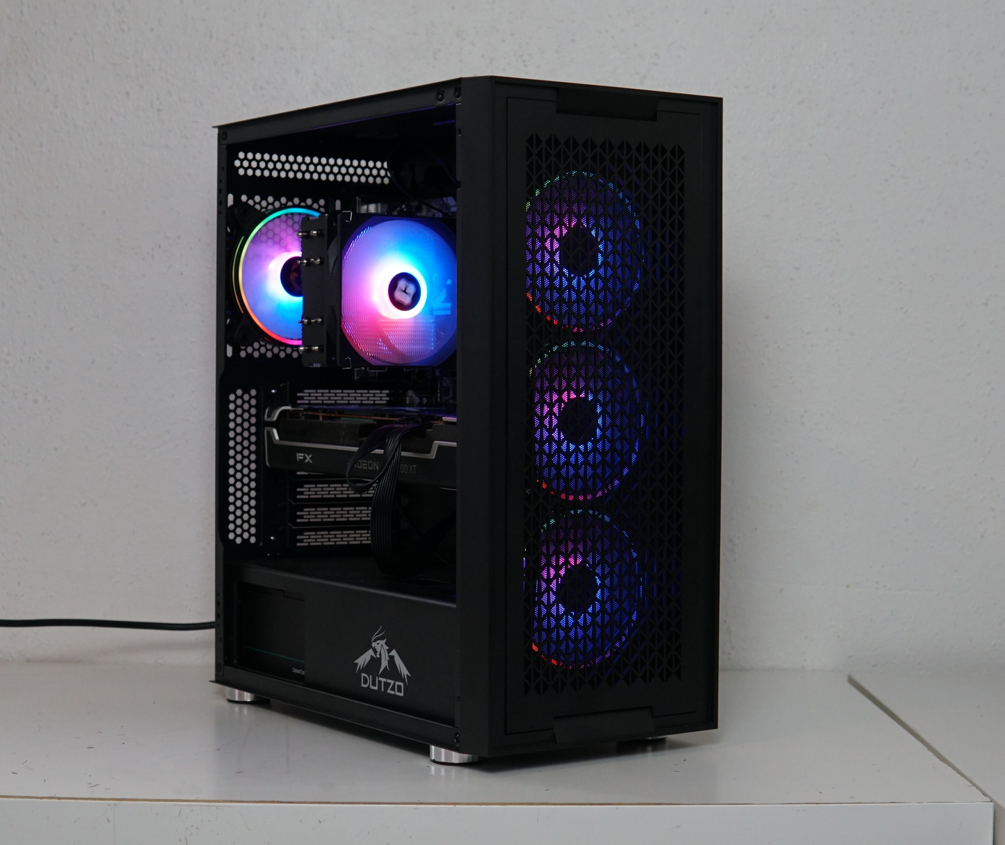 Gaming PC - RX 6700 XT - Ryzen 7 5700X - 16GB RAM - SSD - WLAN - Garantie