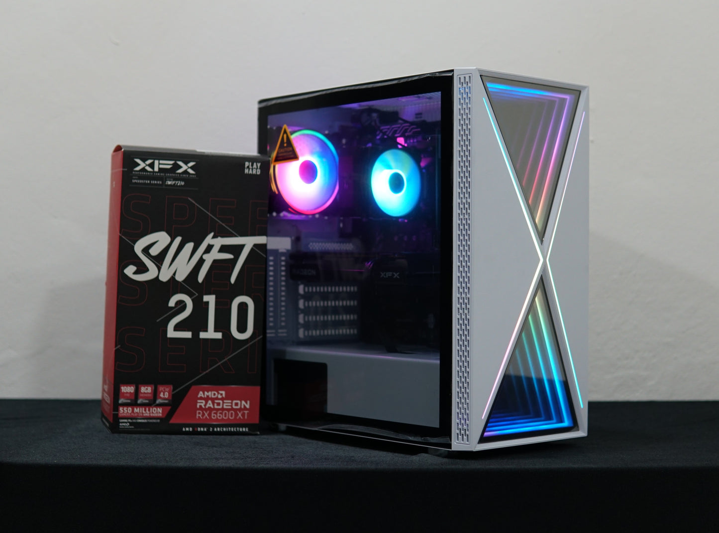 Gaming PC - Ryzen 5 3600 - RX 6600 XT - 16GB RAM - SSD - Garantie