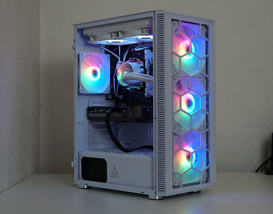 Gaming PC (NEU) - RTX 5060 - Ryzen 7 5700X - 16GB RAM - SSD - WLAN - 2 Jahre Garantie