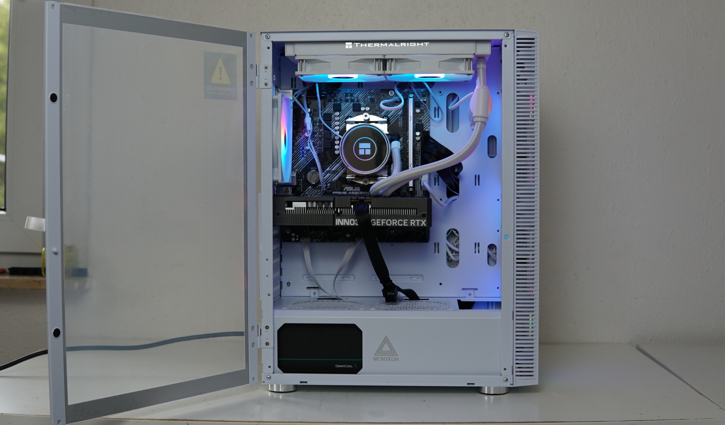 Gaming PC NEU - RTX 5060 - Ryzen 7 5700X - 16GB RAM - SSD - WLAN - 2 Jahre Garantie