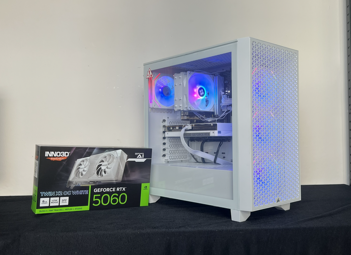 Gaming PC (NEU) – RTX 5060 | Ryzen 7 5700X - Weiß