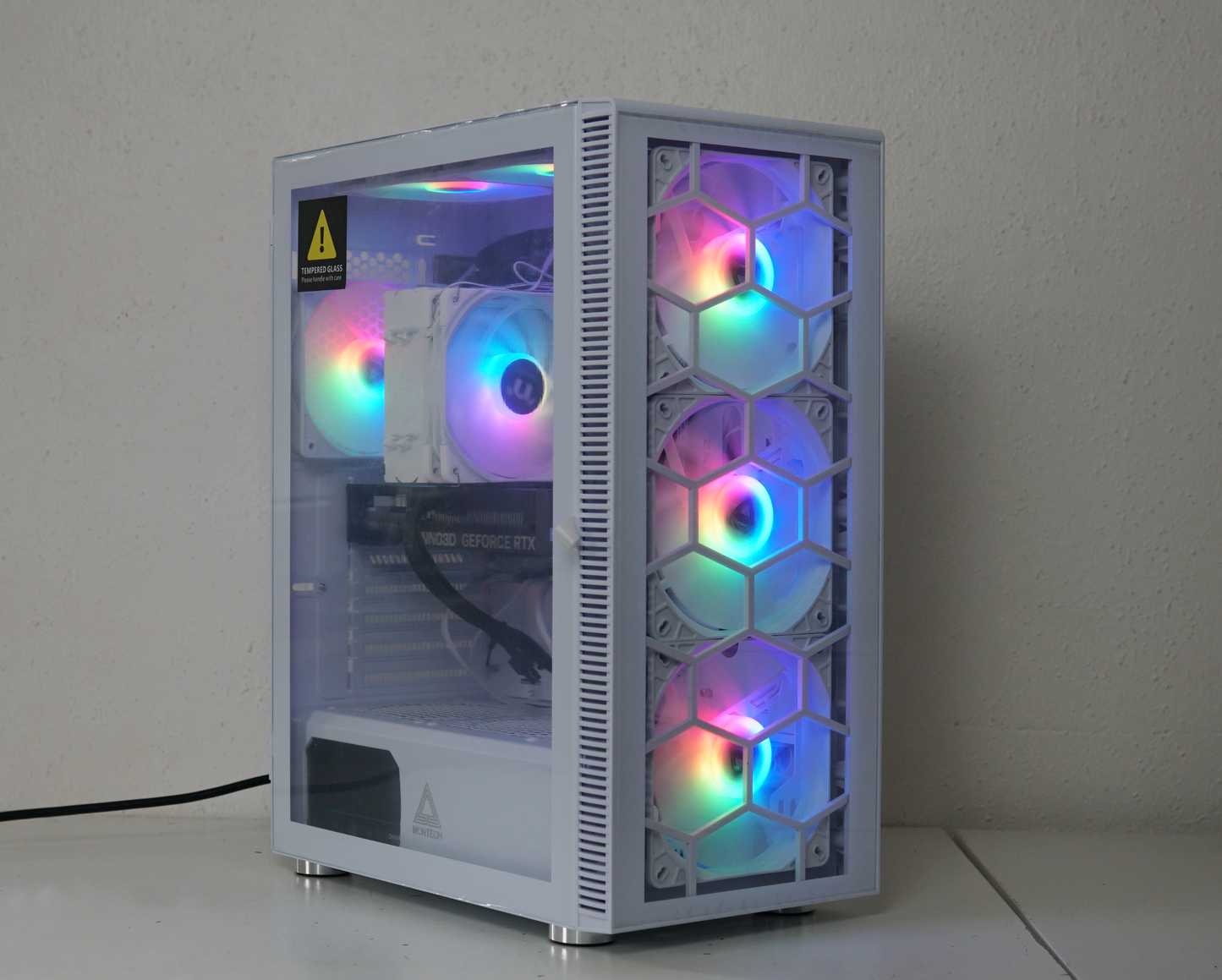 Gaming PC NEU - RTX 5060 - Ryzen 7 5700X - 16GB RAM - SSD - WLAN - 2 Jahre Garantie