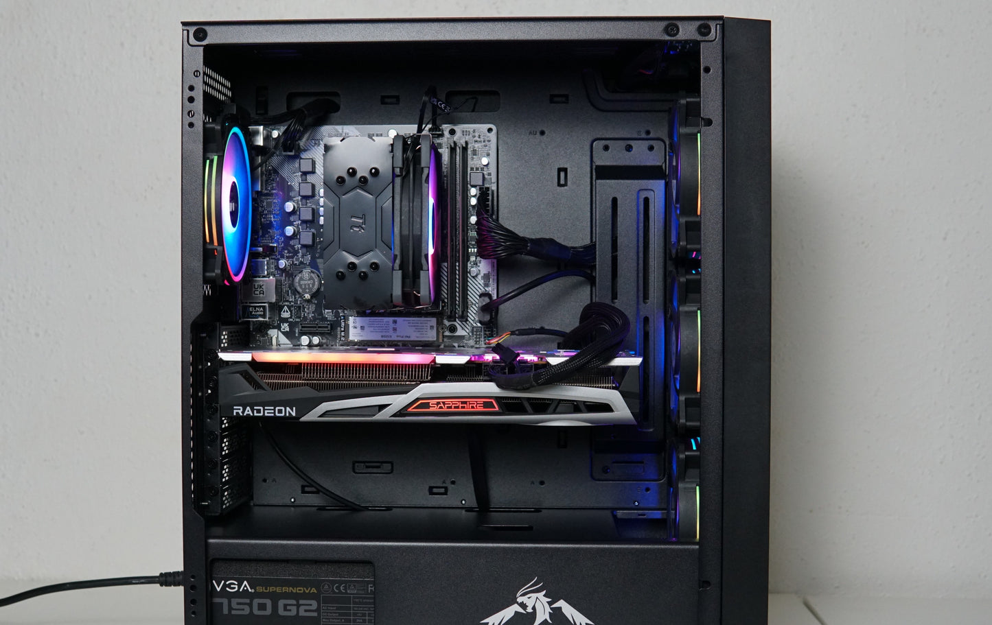 Gaming PC - Ryzen 5 5600X - RX 6700 XT 12GB - 16GB RAM - SSD - WLAN - Garantie