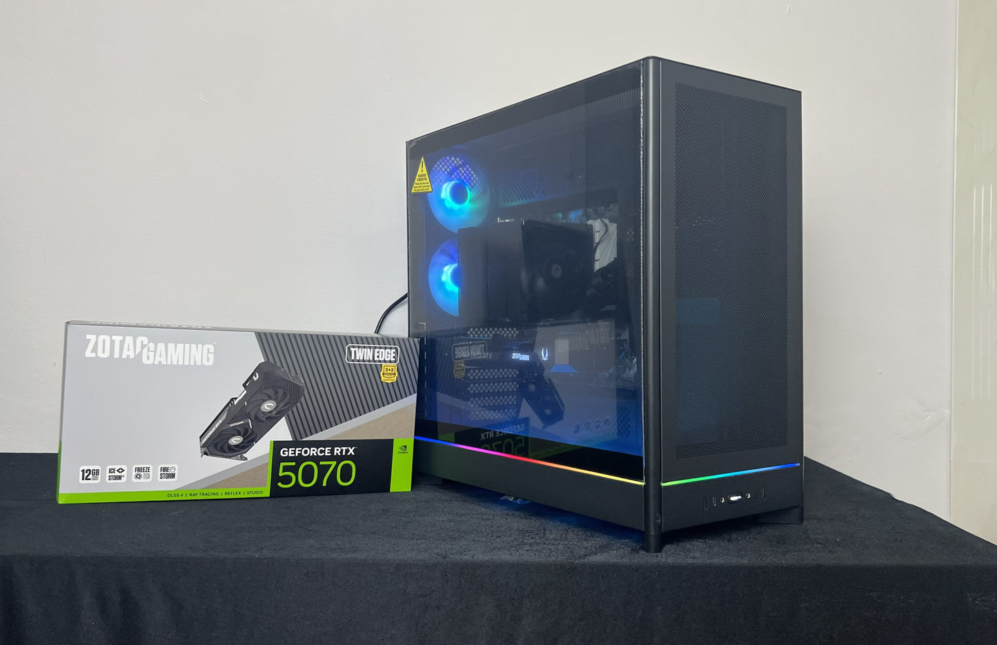 Gaming PC (NEU) – RTX 5070 | Ryzen 7 5700X - Schwarz