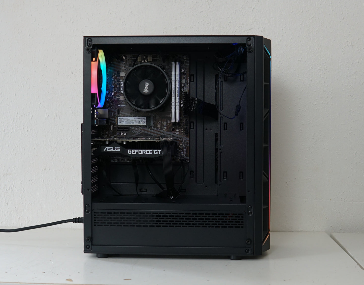 Gaming PC - Ryzen 5 5500 - GTX 1660 SUPER - 16GB RAM - SSD - WLAN - Garantie