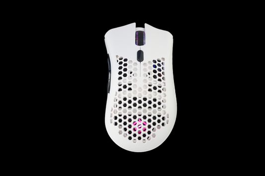 RGB Gaming Maus Weiß - K-Snake BM600 Honeycomb