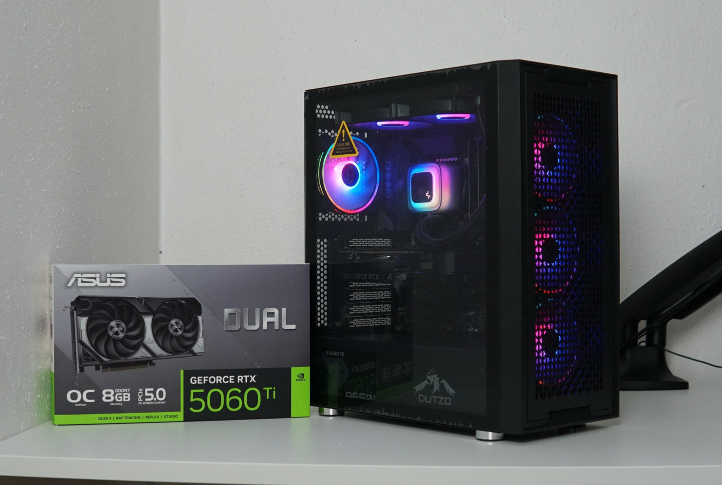 Gaming PC (NEU) - Intel i5 14600K - RTX 5060 TI 8GB - 16GB RAM - SSD - 2 Jahre Garantie