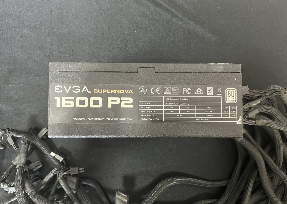 EVGA SuperNOVA 1600 P2 80+ Platinum 1600W ATX PSU PC/Server Netzteil Vollmodular