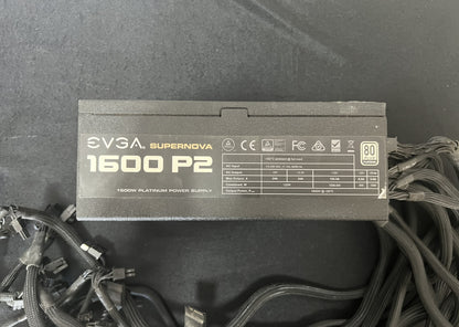 EVGA SuperNOVA 1600 P2 80+ Platinum 1600W ATX PSU PC/Server Netzteil Vollmodular