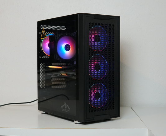 Gaming PC - Ryzen 5 5600X - RX 6700 XT 12GB - 16GB RAM - SSD - WLAN - Garantie