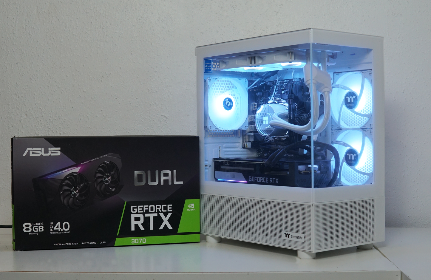 Gaming PC - RTX 3070 - Ryzen 7 5700X - 16GB RAM - SSD - WLAN - Garantie