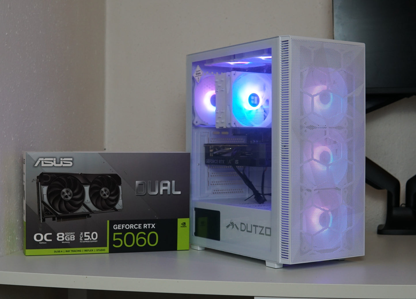 Gaming PC (NEU) - Ryzen 7 5700X - RTX 5060 - 16GB RAM - SSD - 2 Jahre Garantie