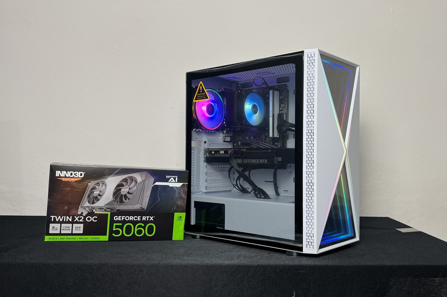 Gaming PC (NEU) – RTX 5060 | Ryzen 5 5500 - Weiß