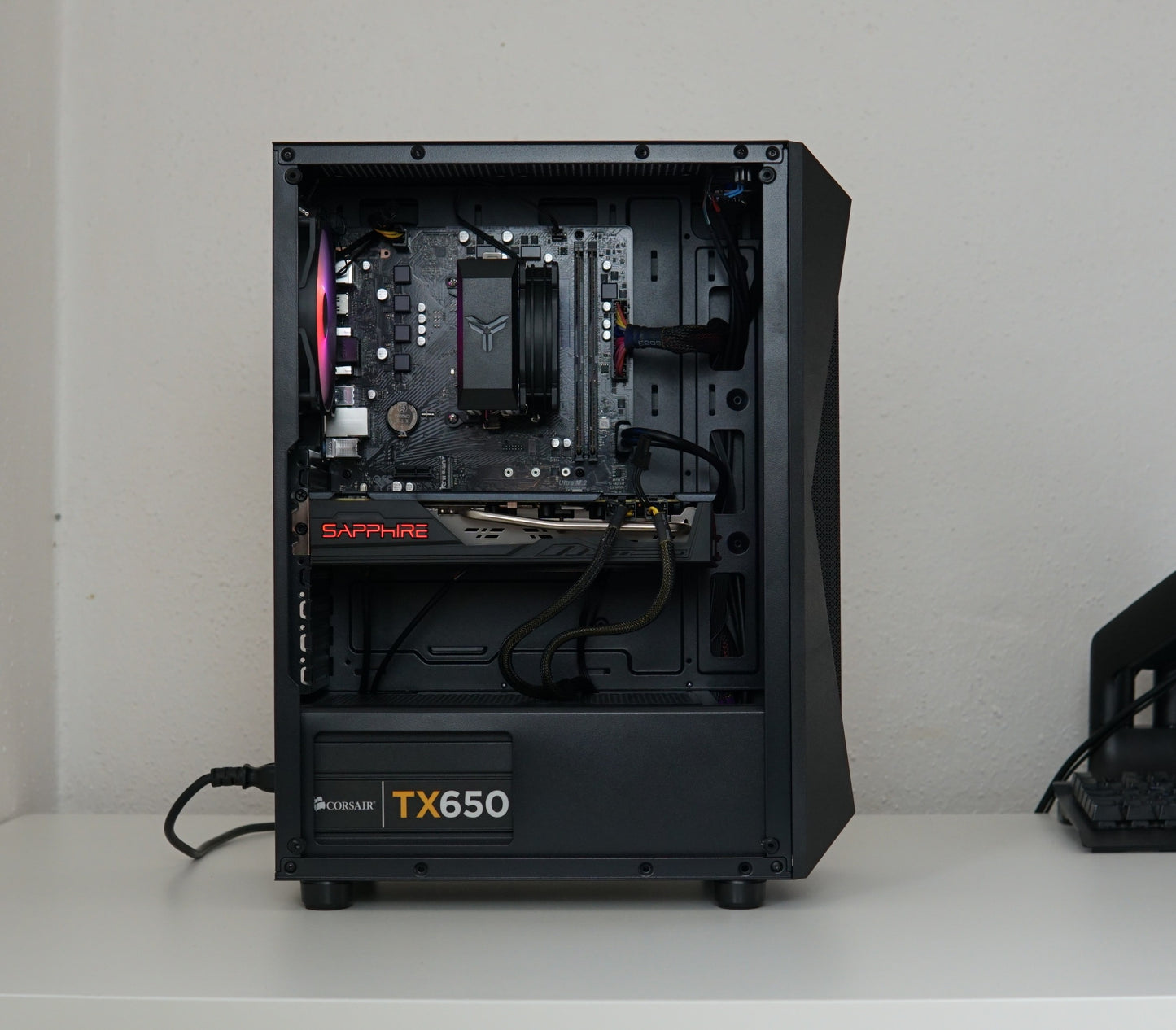 Gaming PC - Ryzen 5 5500 - RX 5700 - 16GB RAM - SSD - Garantie