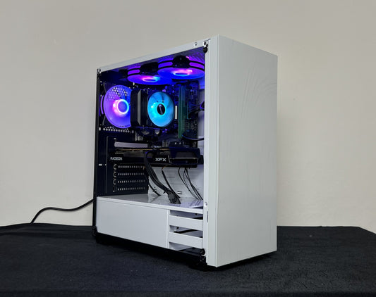 Gaming PC – RX 6600 | Ryzen 5 3500X Weiß