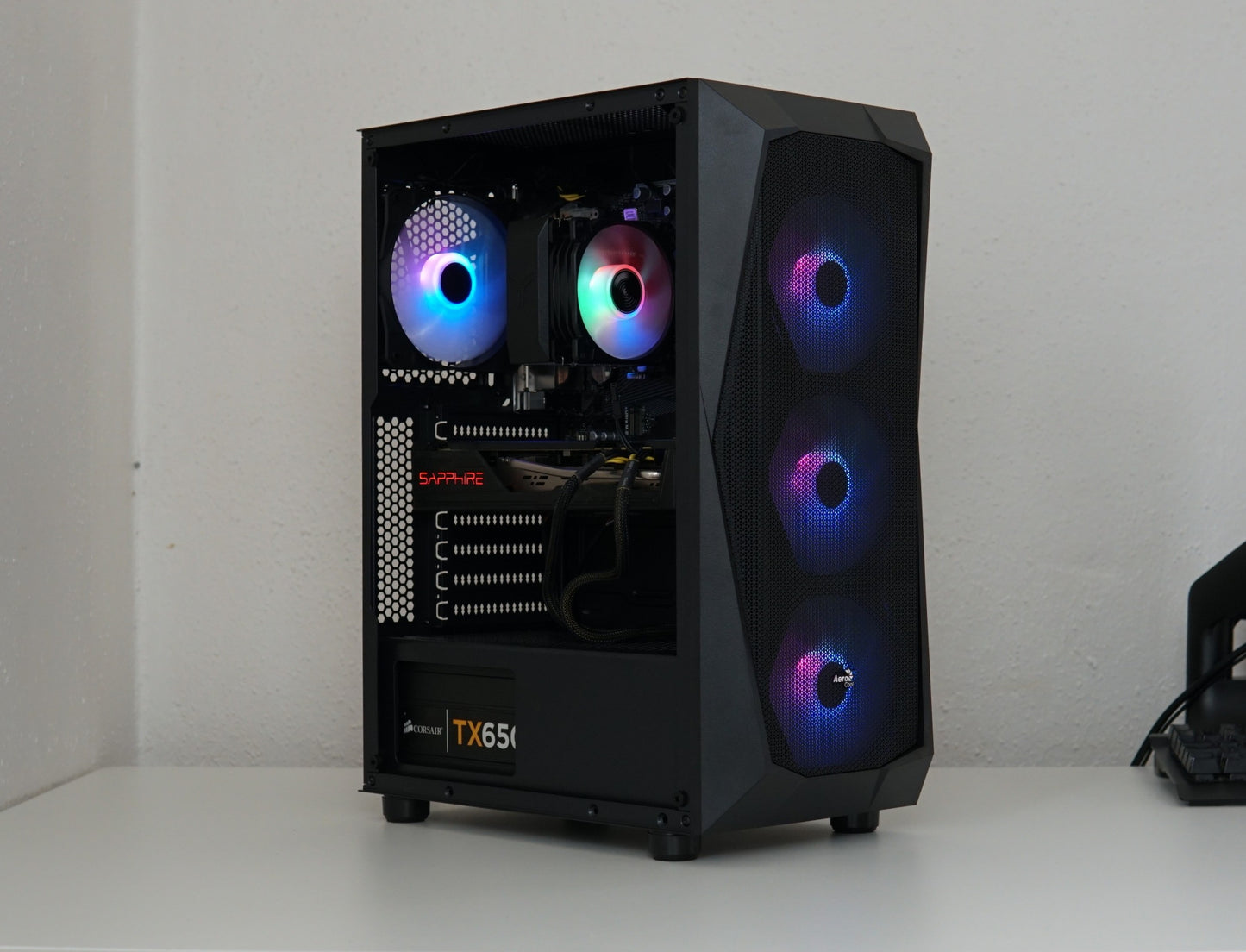 Gaming PC - Ryzen 5 5500 - RX 5700 - 16GB RAM - SSD - Garantie