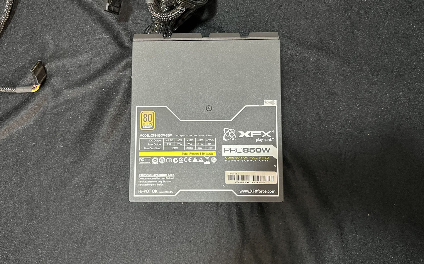 XFX Core Edition Pro XPS-850W-SEW ATX Netzteil 850 Watt