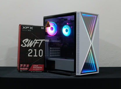 Gaming PC – RX 6600 XT | Ryzen 5 3600 - Weiß