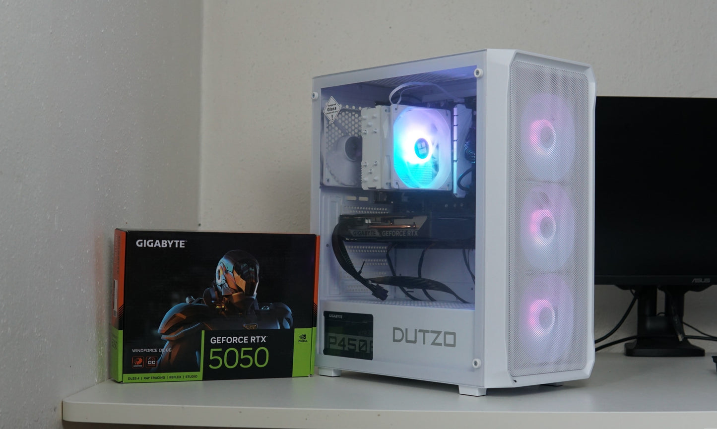 Gaming PC (NEU) - Ryzen 5 5500 - RTX 5050 - 16GB RAM - SSD - 2 Jahre Garantie