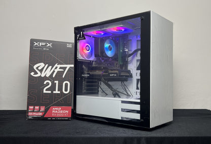 Gaming PC – RX 6600 XT | Ryzen 5 3600 Weiß