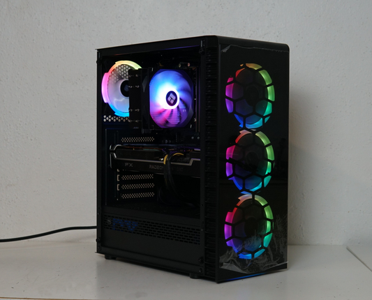 Gaming PC - Ryzen 7 5700X - RX 6700 XT - 16GB RAM - SSD - Garantie