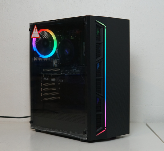 Gaming PC - Ryzen 5 4500 - GTX 1660 SUPER - 16GB RAM - SSD - WLAN - Garantie
