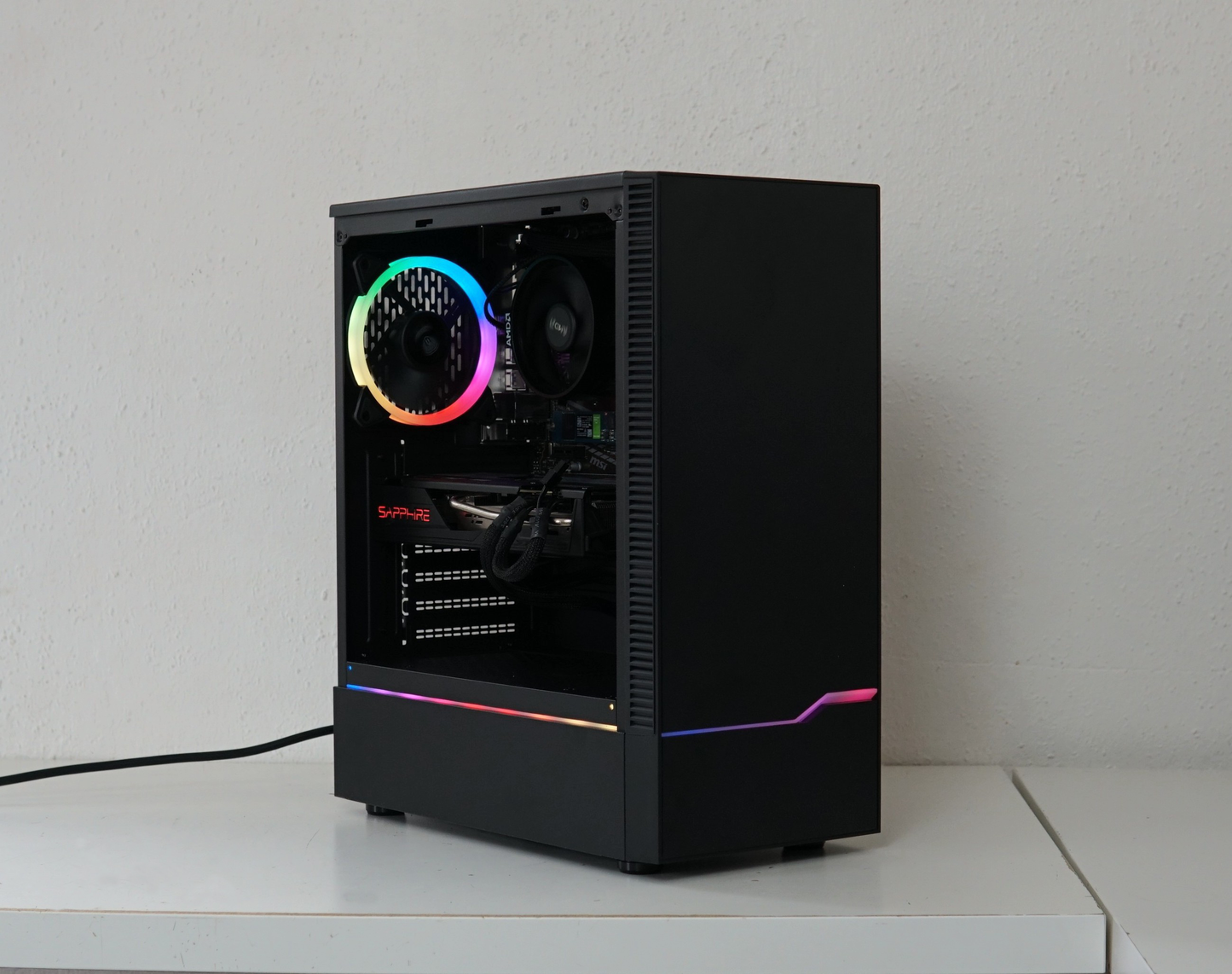 Gaming PC - Ryzen 5 5500 - RX 5700 XT - 16GB RAM - SSD - WLAN - Garantie