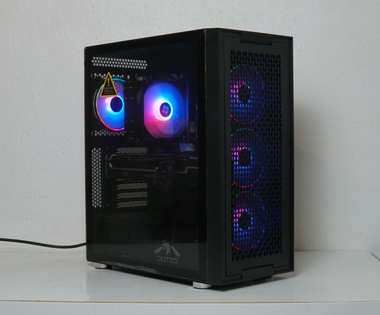 Gaming PC - RX 6700 XT - Ryzen 7 5700X - 16GB RAM - SSD - WLAN - Garantie