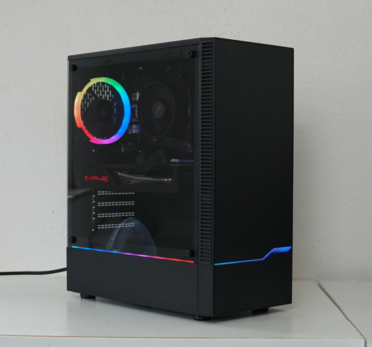 Gaming PC - Ryzen 5 5500 - RX 5700 - 16GB RAM - SSD - WLAN - Garantie