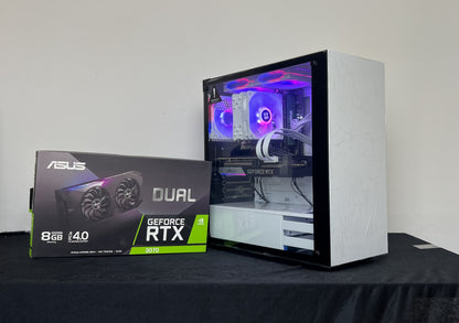 Gaming PC – RTX 3070 | Ryzen 5 5500 - Weiß