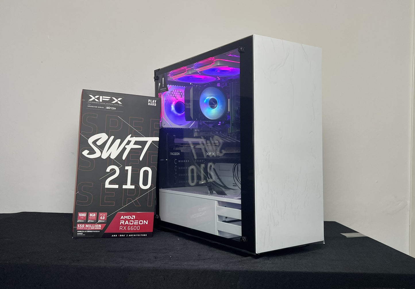 Gaming PC – RX 6600 | Ryzen 5 3500X Weiß