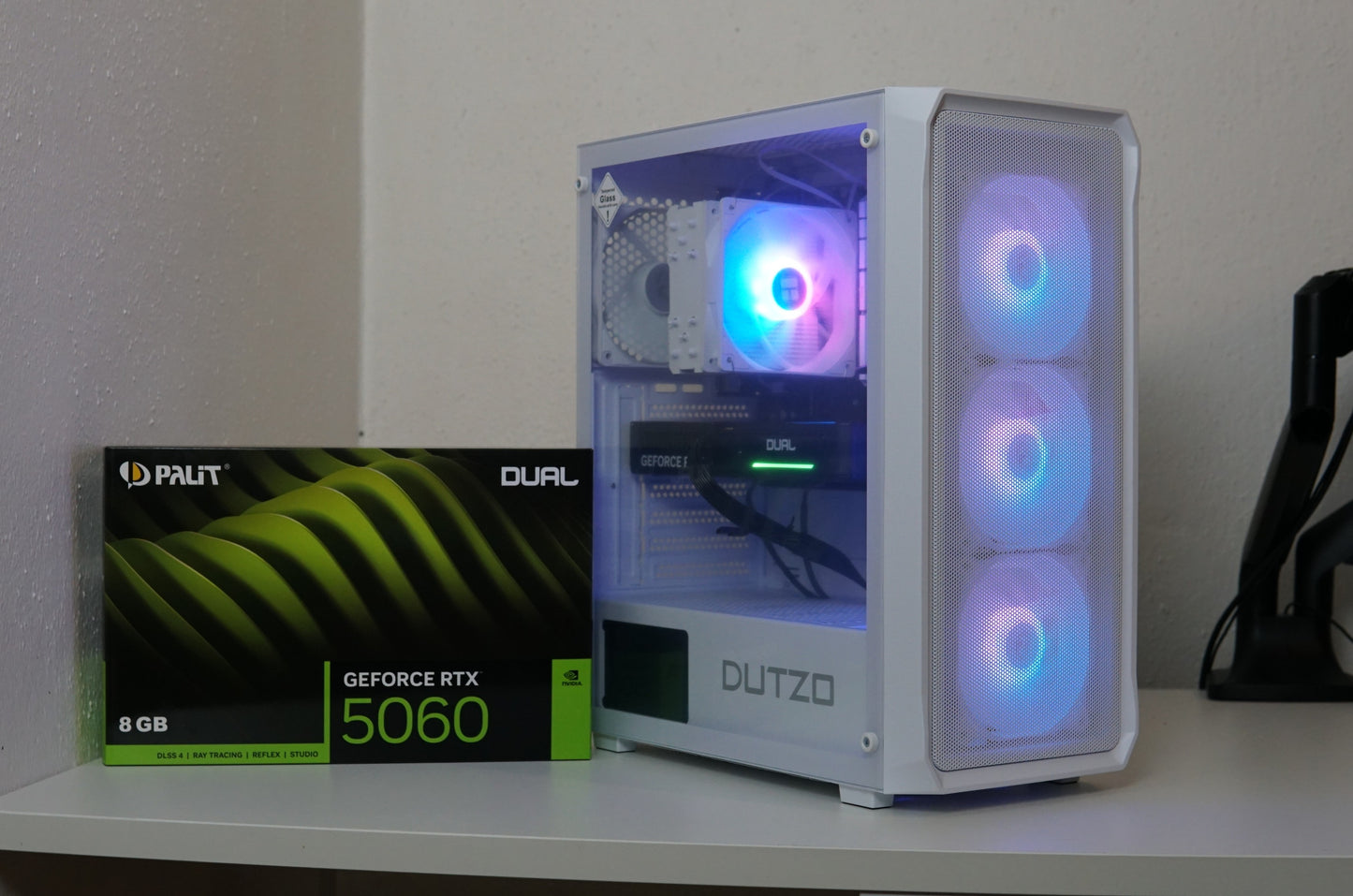 Gaming PC (NEU) - Ryzen 7 5700X - RTX 5060 - 16GB RAM - SSD - 2 Jahre Garantie