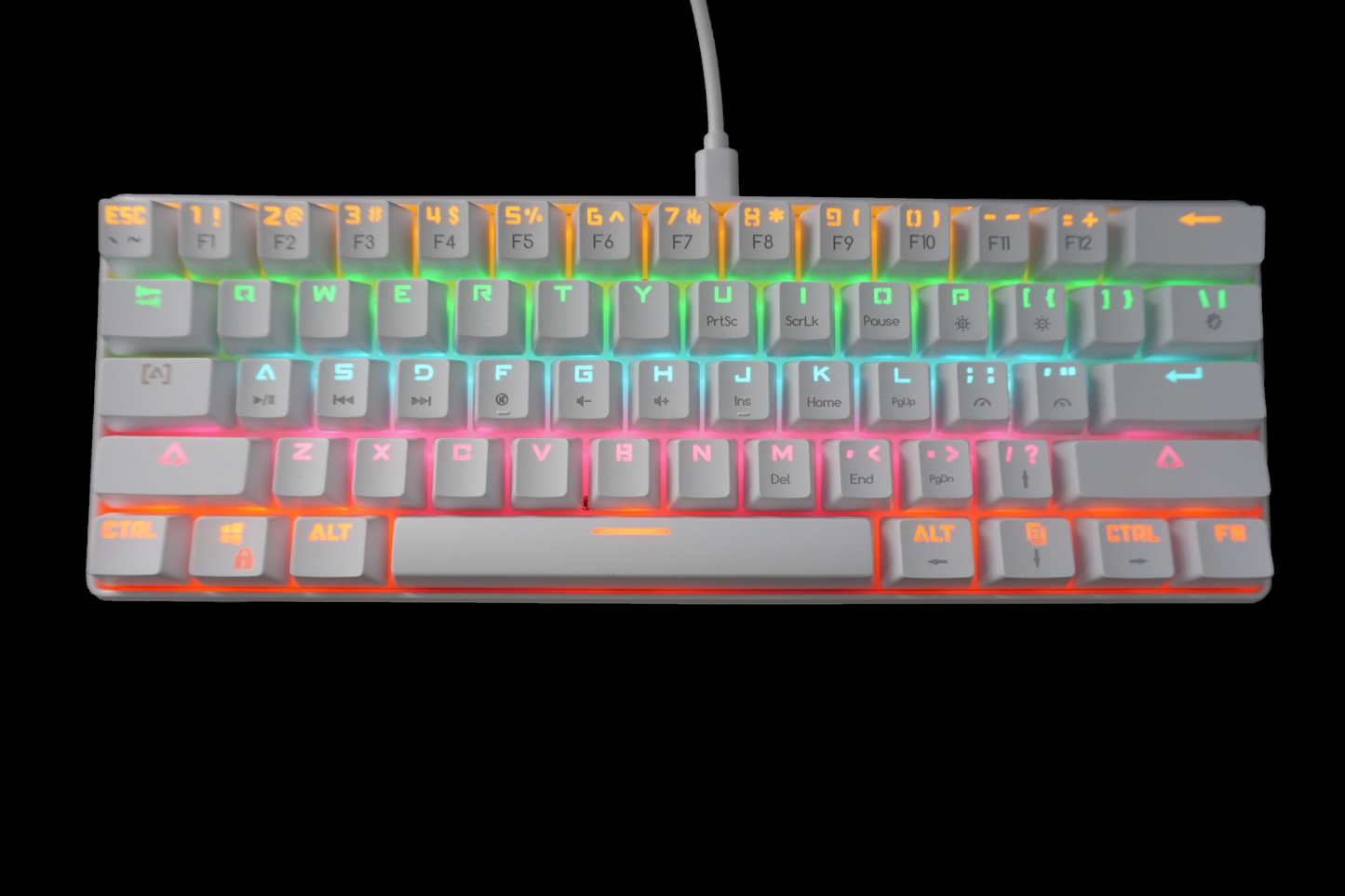 Gaming Setup - RGB Gaming Maus, Tastatur und Mousepad